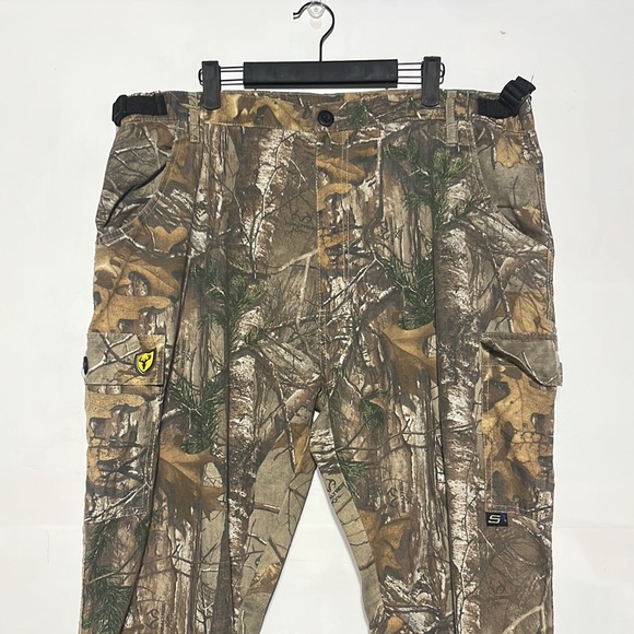 Scentblocker Odor Control 6 Pocket Realtree Edge Cotton Pants Size 2XL - Picture 3 of 12